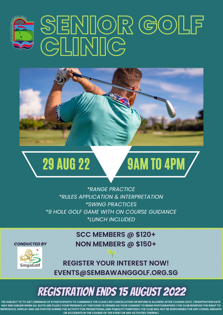 Senior Golf Clinic Sembawang Country Club